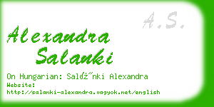 alexandra salanki business card